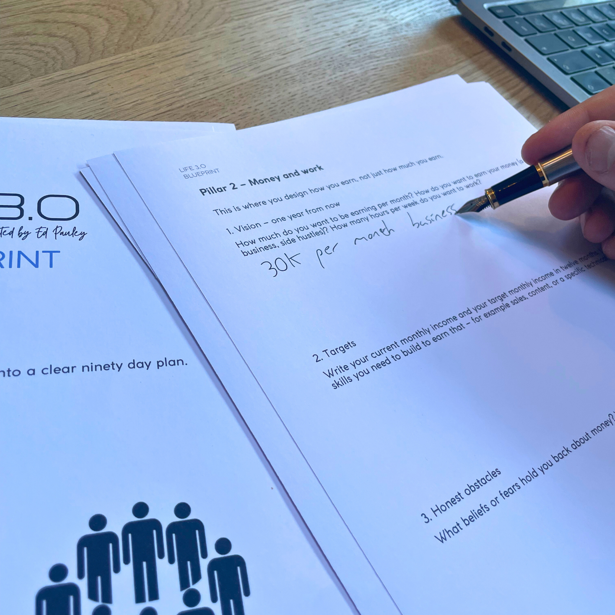 Life 3.0 Blueprint by Ed Pauley (Printable PDF + Digital Canva File) INSTANT DOWNLOAD