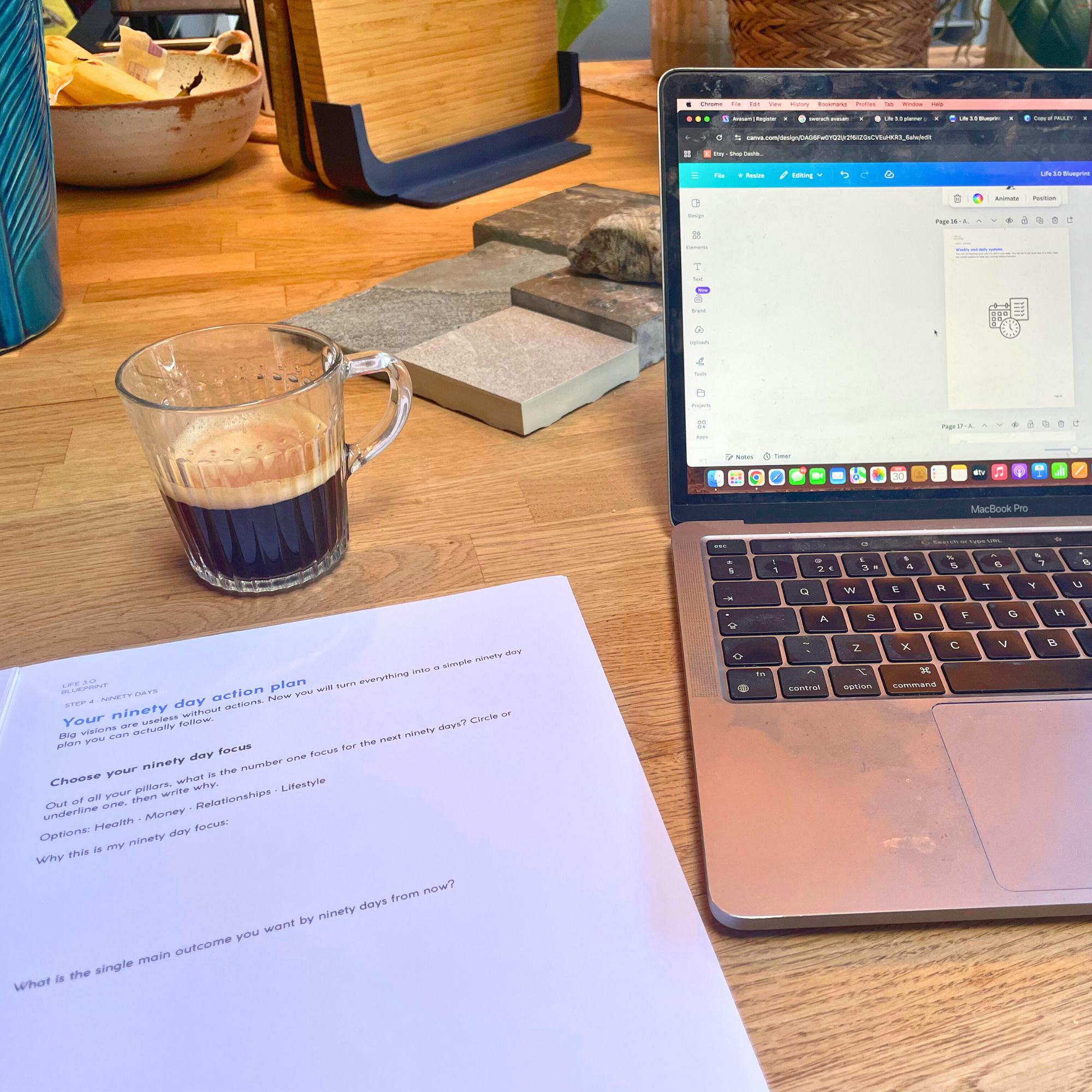 Life 3.0 Blueprint by Ed Pauley (Printable PDF + Digital Canva File) INSTANT DOWNLOAD